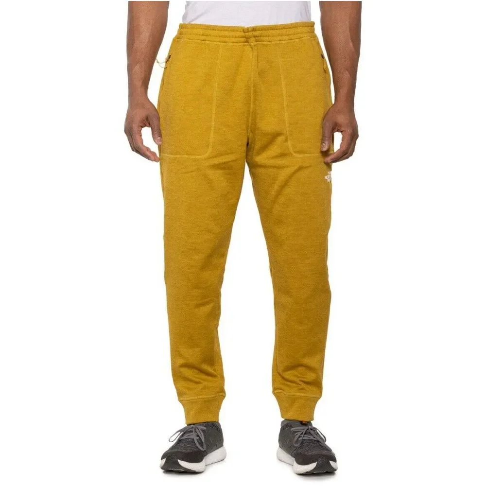 NEW The North Face Men's Large Canyonlands Jogger Pants Heather Mineral Gold $75 - Picture 1 of 2